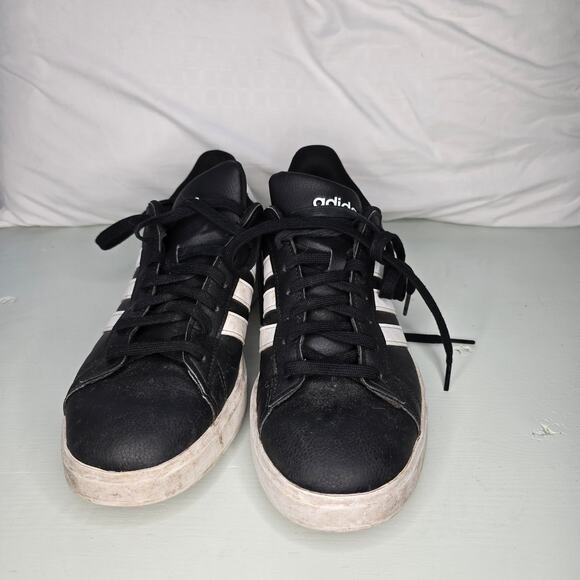 Adidas Grand Court Cloudform Base Black Mens Shoes Size 8.5US - Picture 2 of 9